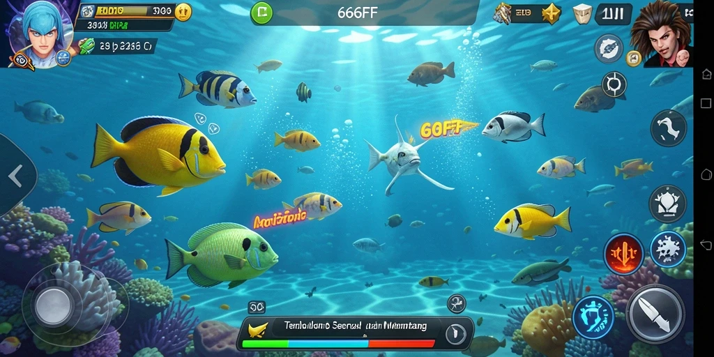 Tampilan gameplay Tembak Ikan yang seru dan menantang di 666FF.