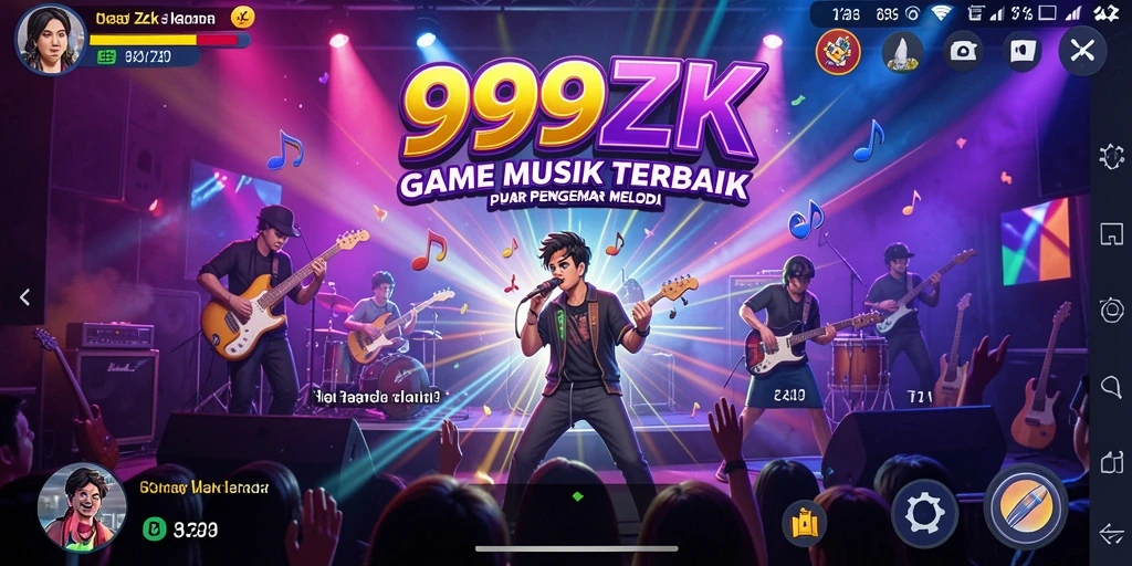 Tampilan gameplay 999ZK yang menarik dan interaktif dalam musik.
