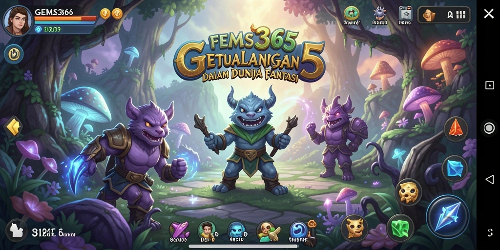 Gameplay menarik GEMS365 dengan grafis yang memukau.