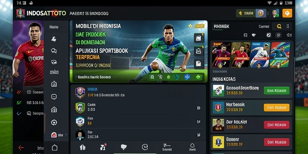 Tampilan gameplay INDOSATTOTO dalam taruhan olahraga.