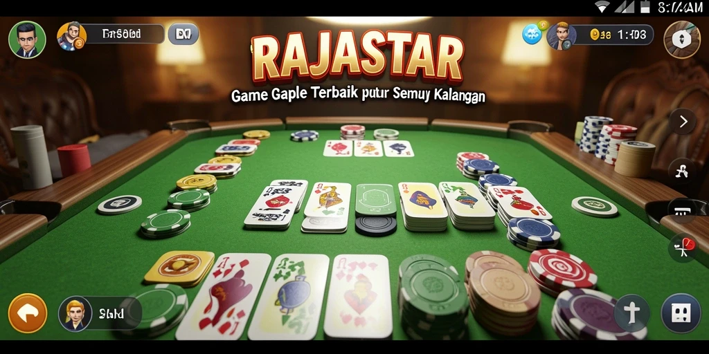Tampilan gameplay RAJASTAR yang seru dan interaktif.